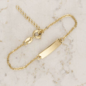 PULSERA PLACA JUEGO 1.5MM