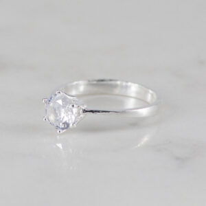 ANILLO SOLITARIO 6 PUNTAS